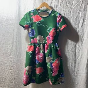 Kate spade floral mini dress, size 4